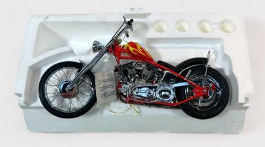 A Franklin Mint Precision Models 1:10 scale Harley-Davidson model, Easy Rider ‘Billy Bike’, B11XN65,