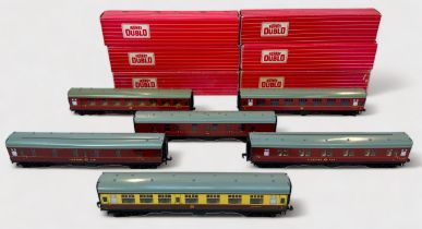 Ten various boxed Hornby-Dublo rolling stock, coaches and sleeping cars, etc., to include, 4049 B.R.