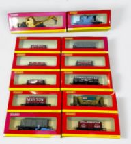 Twelve various boxed Hornby ‘OO’ gauge rolling stock, wagons, vans, etc., to include, R6004
