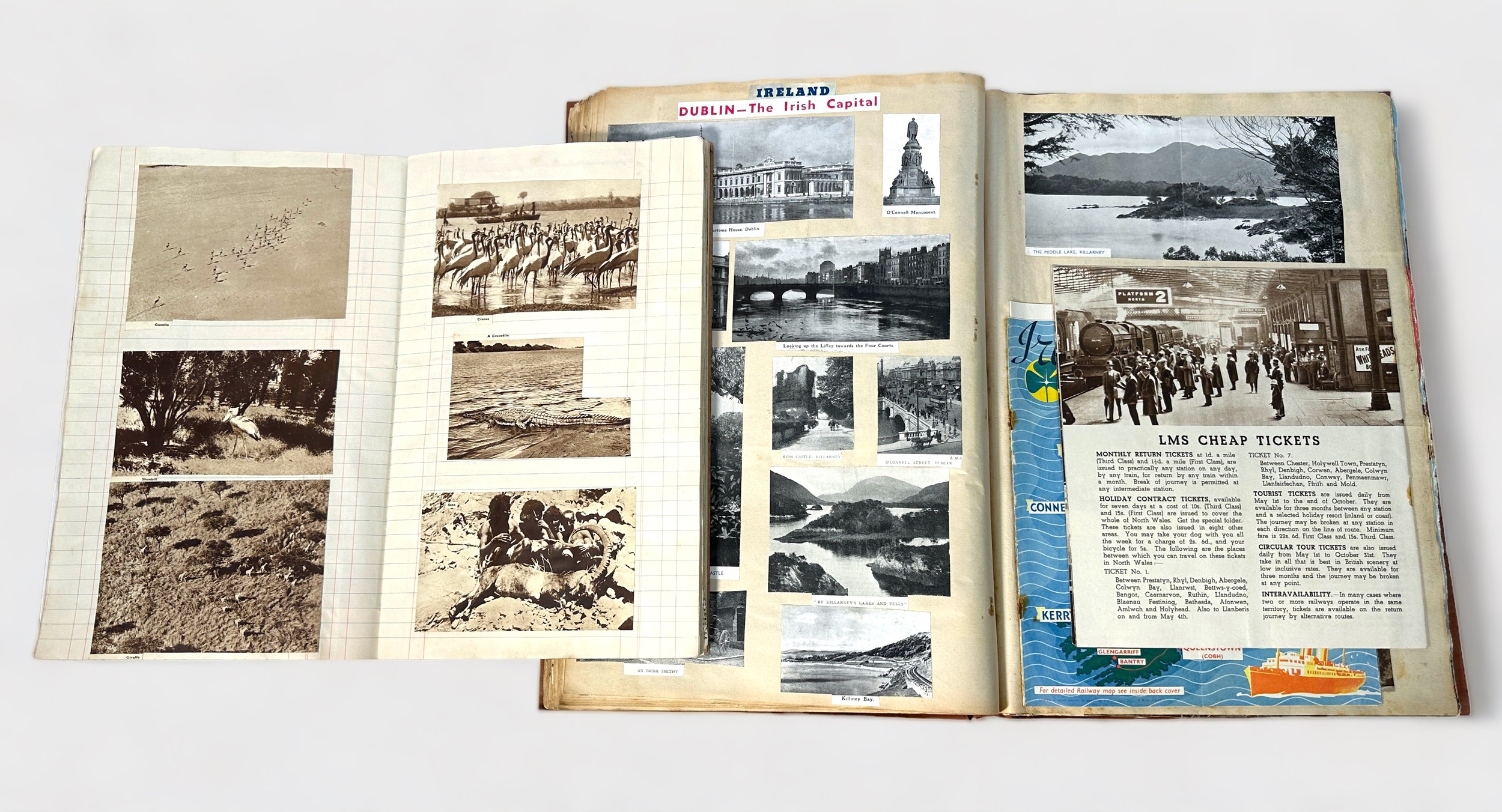 Two various 20th century scrapbooks, one with cuttings and photographs relating to areas around - Image 3 of 3