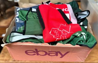 A collection of assorted London 2012 Olympic jerseys, predominately numbered, some for Photo Tech