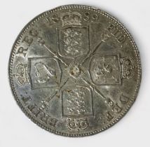 A Queen Victoria Silver Double-Florin, 1889, Jubilee Head obverse, very minor scratches otherwise