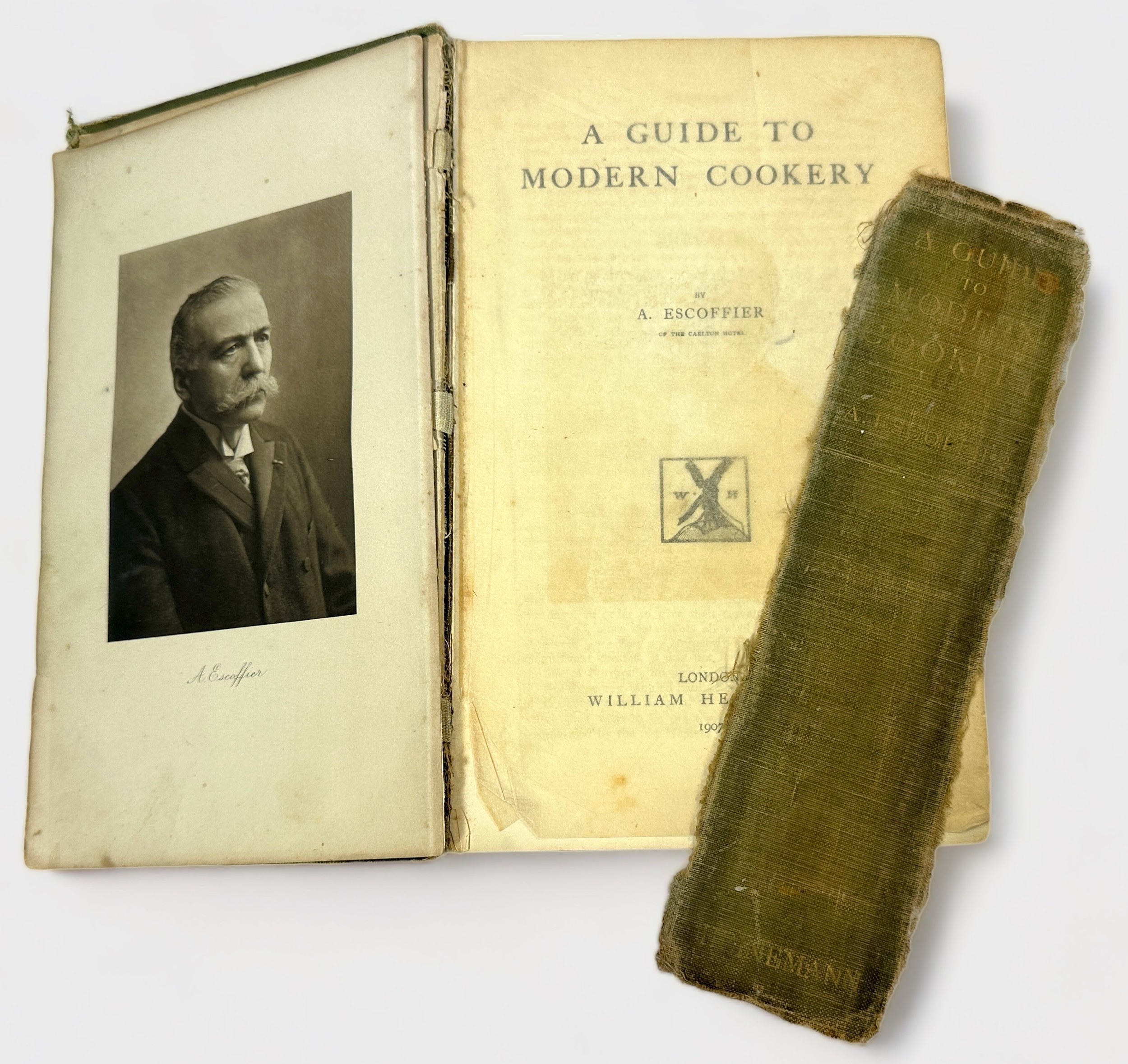 A. Escoffier, A Guide to Modern Cookery published by Heinemann 1907, first edition in original cloth - Image 2 of 4