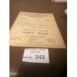 Speedway : Harringay v Leicester 14/04/1931 4 page