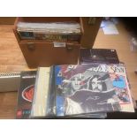 Records : Collection of albums in case inc several