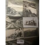 Postcards : Railways - ITALY a small box of postca
