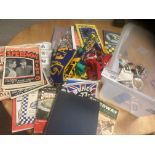 Speedway : Box of various memorabilia ephemera 194