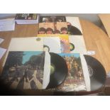 Records : BEATLES collection of 6 albums inc Abbey