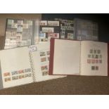 Stamps : CHANNEL ISLANDS in 4 albums mint/used pre