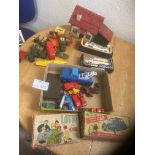 Diecast : Box of cars inc military Dinky, Corgi, C