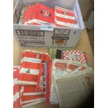 Football : Box of programmes Charlton Ath from 195