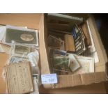 Collectables : Large box of ephemera inc coins, bo