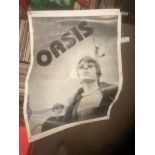Records : OASIS - Bus Stop original b/w poster in