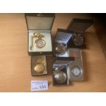 Collectables : Pocket watches all in cases modern