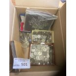 Coins : Nice box of GB inc silver sixpence shillin