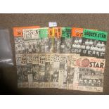 Magazines : Soccor Star magazines 1950s early 1960