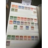 Stamps : Commonwealth stock book inc Kiribati, Fij