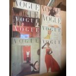 Magazines : Vogue - vintage issues 1950 99) 1,2,3,