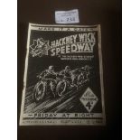 Speedway : Hackney Wick v West Ham programme 09/07