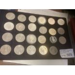 Coins : Nice case of mostly GB crowns & silver var