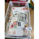Stamps : Large white crate of GB mint Royal Mail i