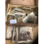 Postcards : Case of mostly vintage Carte De Visite