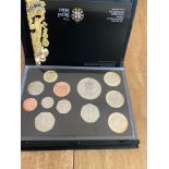 Coins : Royal Mint 2009 coin set proof in deluxe c