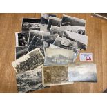Postcards : WWI cards inc 14 RP battlefield graphi