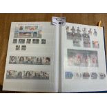 Stamps : GB mint stamps - 48 page stock book full