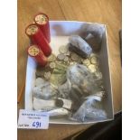Coins : Nice box of coins GB/World plus tubes of p