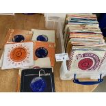 Records : Good crate of mostly 1960s 7" singles 12