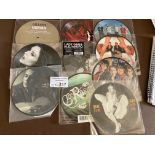 Records : 7'' Collectable picture discs includes L