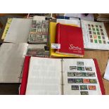Stamps : Box of albums world mix - well filled inc