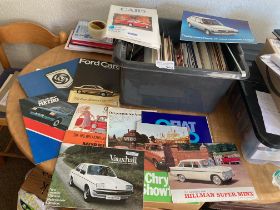 Collectables : Ephemara - Car brochures large box