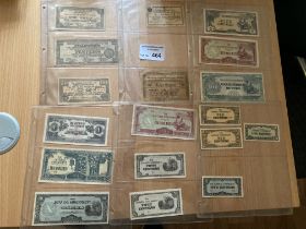 Banknotes : World - lovely collection of Far East,