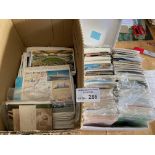 Postcards : Large box of modern cards 100s plus a