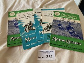 Motor Cycling : Snetterton early race programmes 8