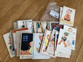 Postcards : Children - art drawn including 60 Mabe