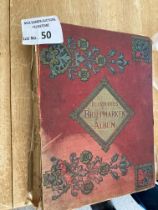 Stamps : German printed album 1889 with world coll