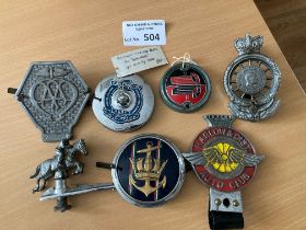 Collectables : Car badge, mascots, disc holders al