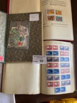 Stamps : 3 albums inc decent KGVI Commonwealth alb