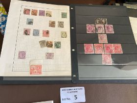 Stamps : GB collection inc QV & 2 penny blues & Ed