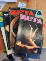 Magazines : Adult Glamour - Zeta - rare 1960s maga