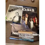 Records : OASIS 2 large advertising posters rolled