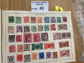 Stamps : All world collection in oblong improved a