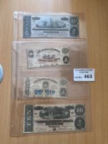 Banknotes : USA - confederate states America 20 do