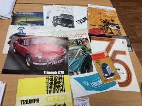 Magazines/Brochures : Mostly connected to Triumph