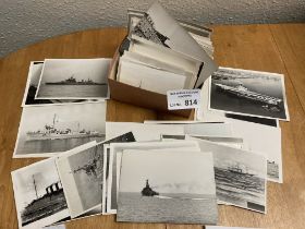 Collectables : Militaria - Warships box of photos,