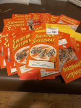 Speedway : Swindon Robins programmes 1952-59 in gr