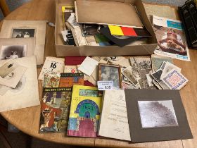 Collectables : Ephemera - fascinating box of all s